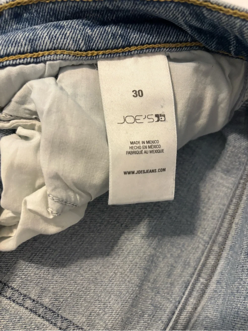 Joe's Jeans Light Blue Denim Jeans
